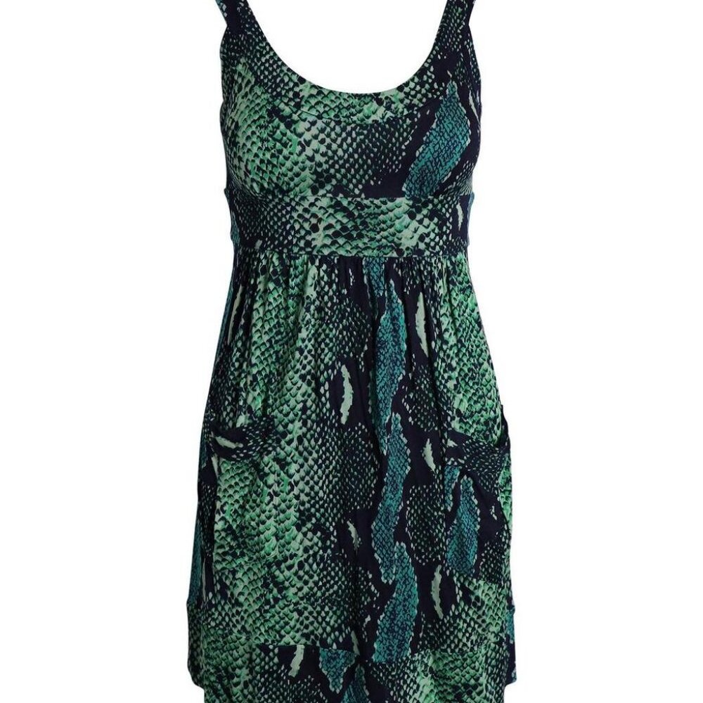 Diane Von Furstenberg Snake Print Dress Size 6